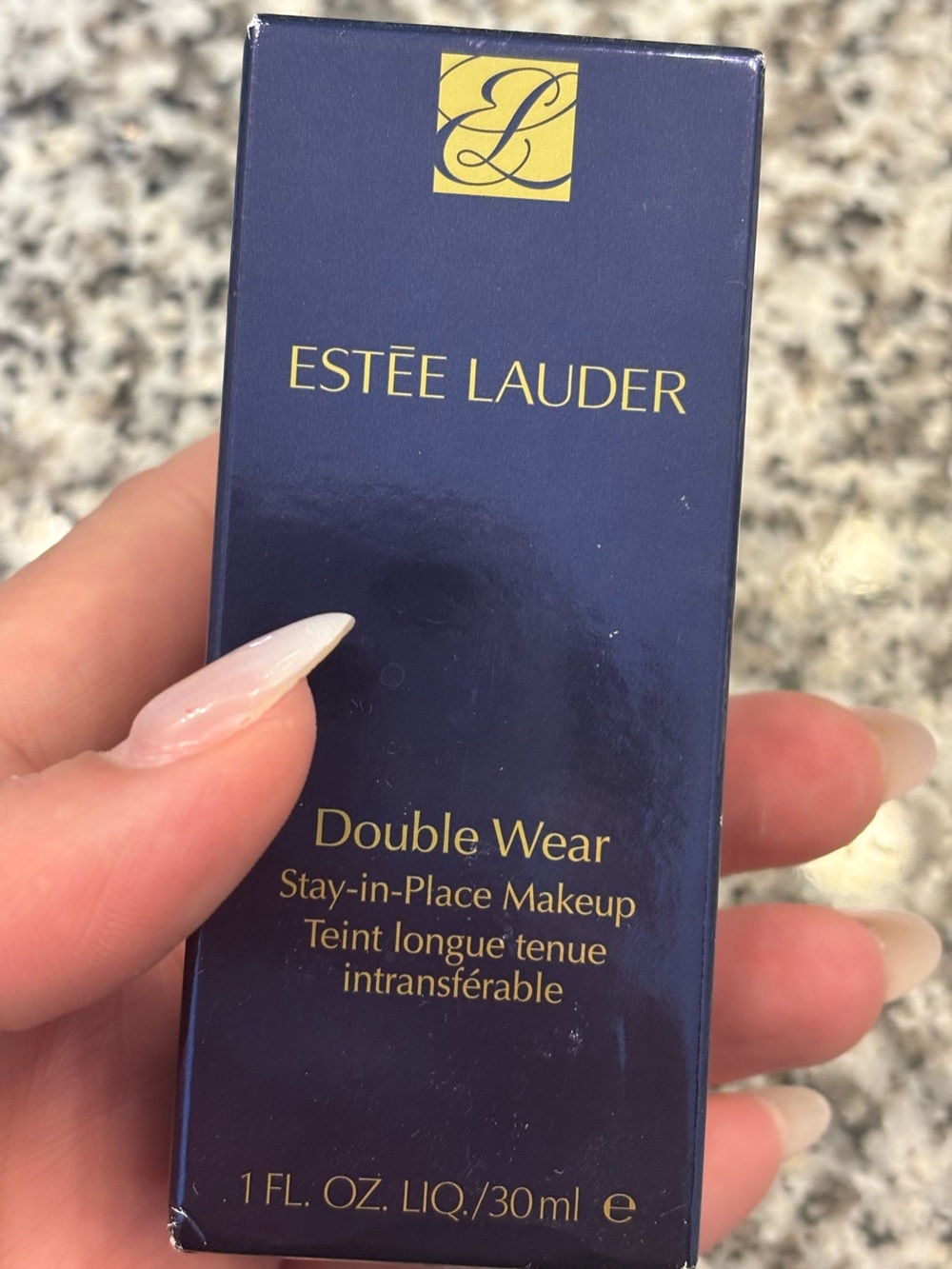 Estée Lauder Double Wear Stay-In-Place Makeup - Navy & Gold Box